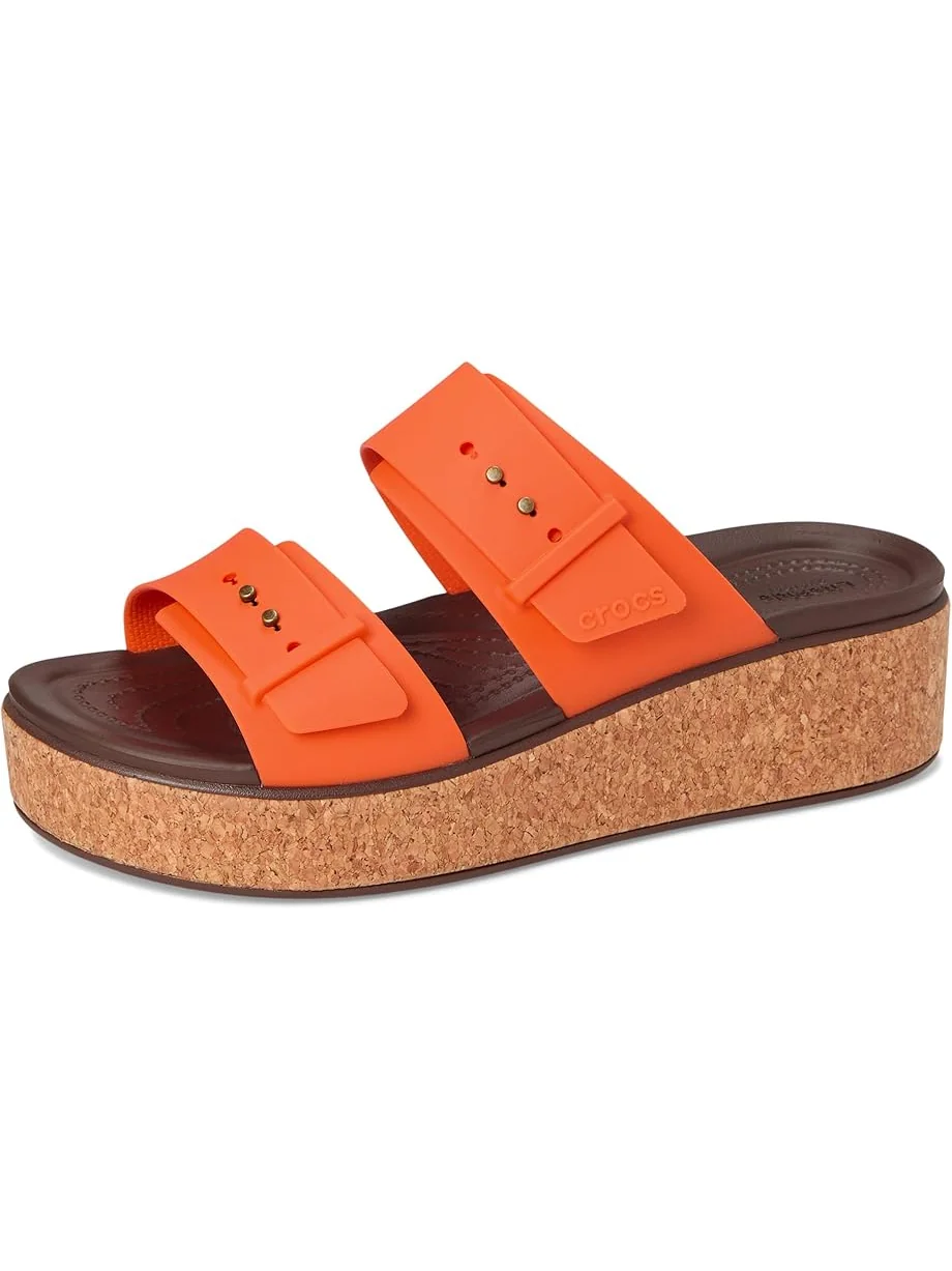 Сандалии Crocs Brooklyn Cork Buckle Sandals — изображение 7 из 7, желтый