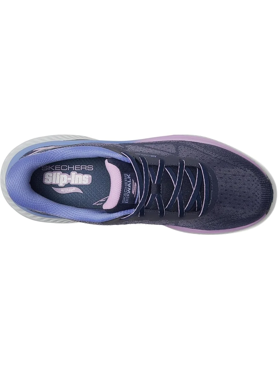 Кроссовки SKECHERS Performance Max Cushioning Arch Fit Areena Hands Free Slip-Ins — изображение 2 из 7, темно-синий