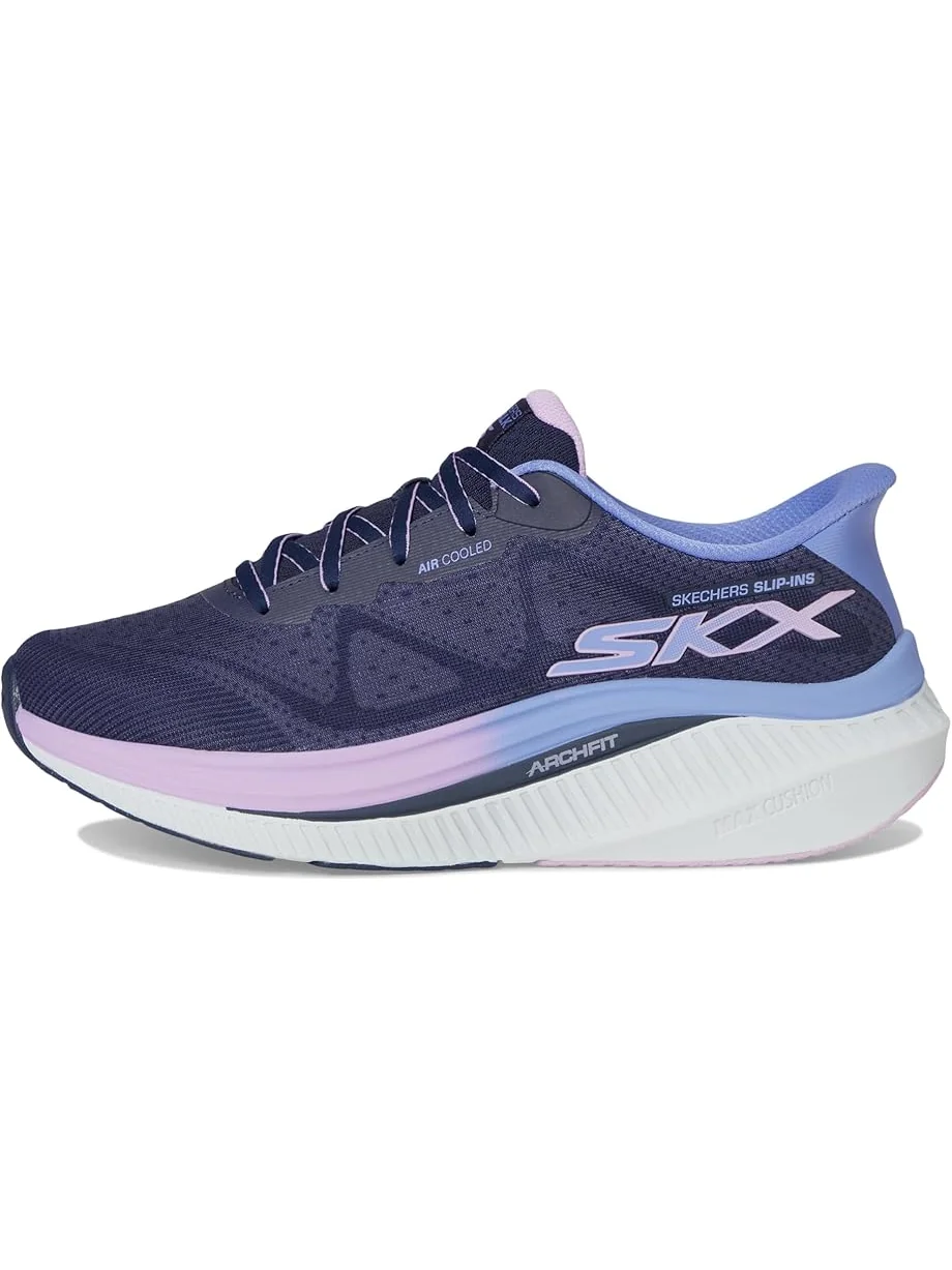 Кроссовки SKECHERS Performance Max Cushioning Arch Fit Areena Hands Free Slip-Ins — изображение 4 из 7, темно-синий