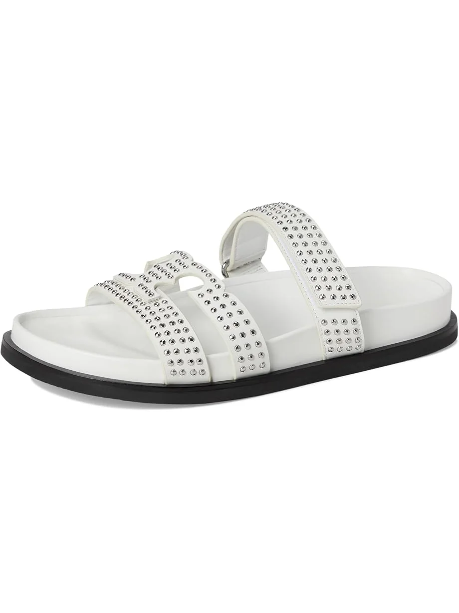 Сандалии Tory Burch Ines Stud Sport Slide — изображение 7 из 7, серебристый