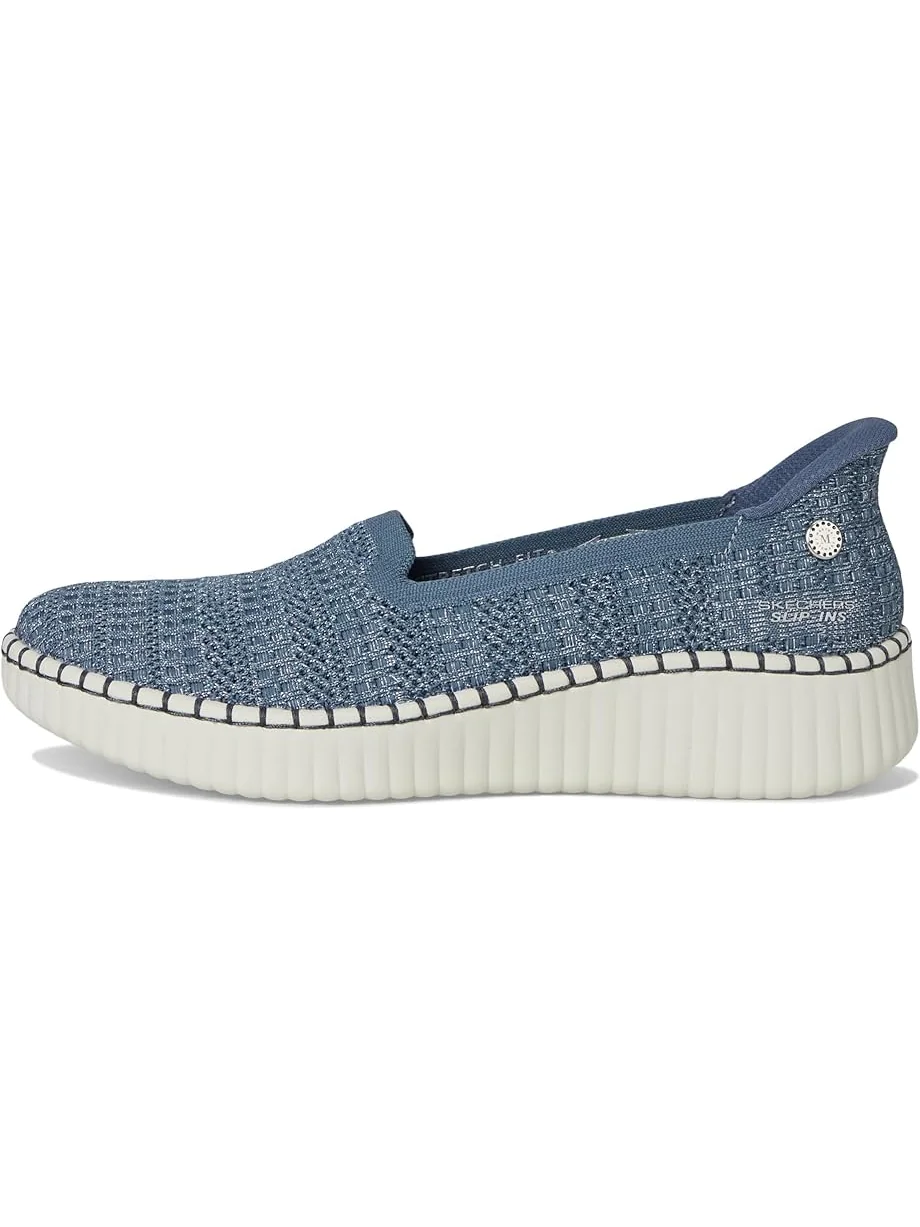 Кроссовки SKECHERS Martha Stewart Wilshire Blvd - Glimmer Step Hands Free Slip-Ins — изображение 4 из 7, серый