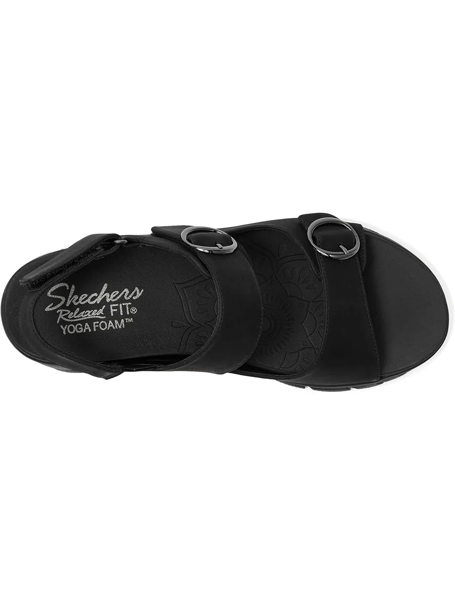 Сандалии SKECHERS Easy Going - Certified Charm — изображение 2 из 7, черный/черный