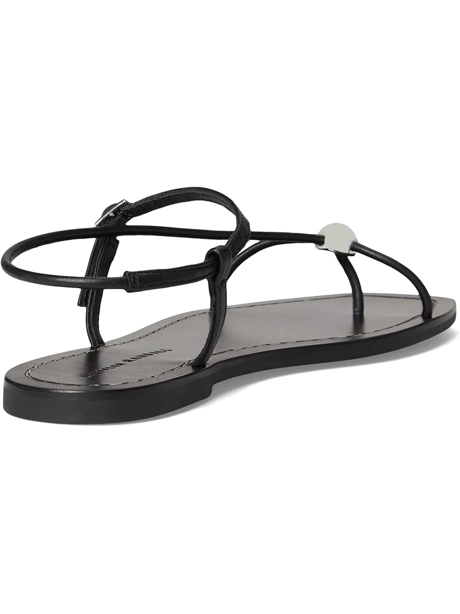 Сандалии Loeffler Randall Lara Strappy Flat Sandals With Ball — изображение 5 из 7, черный