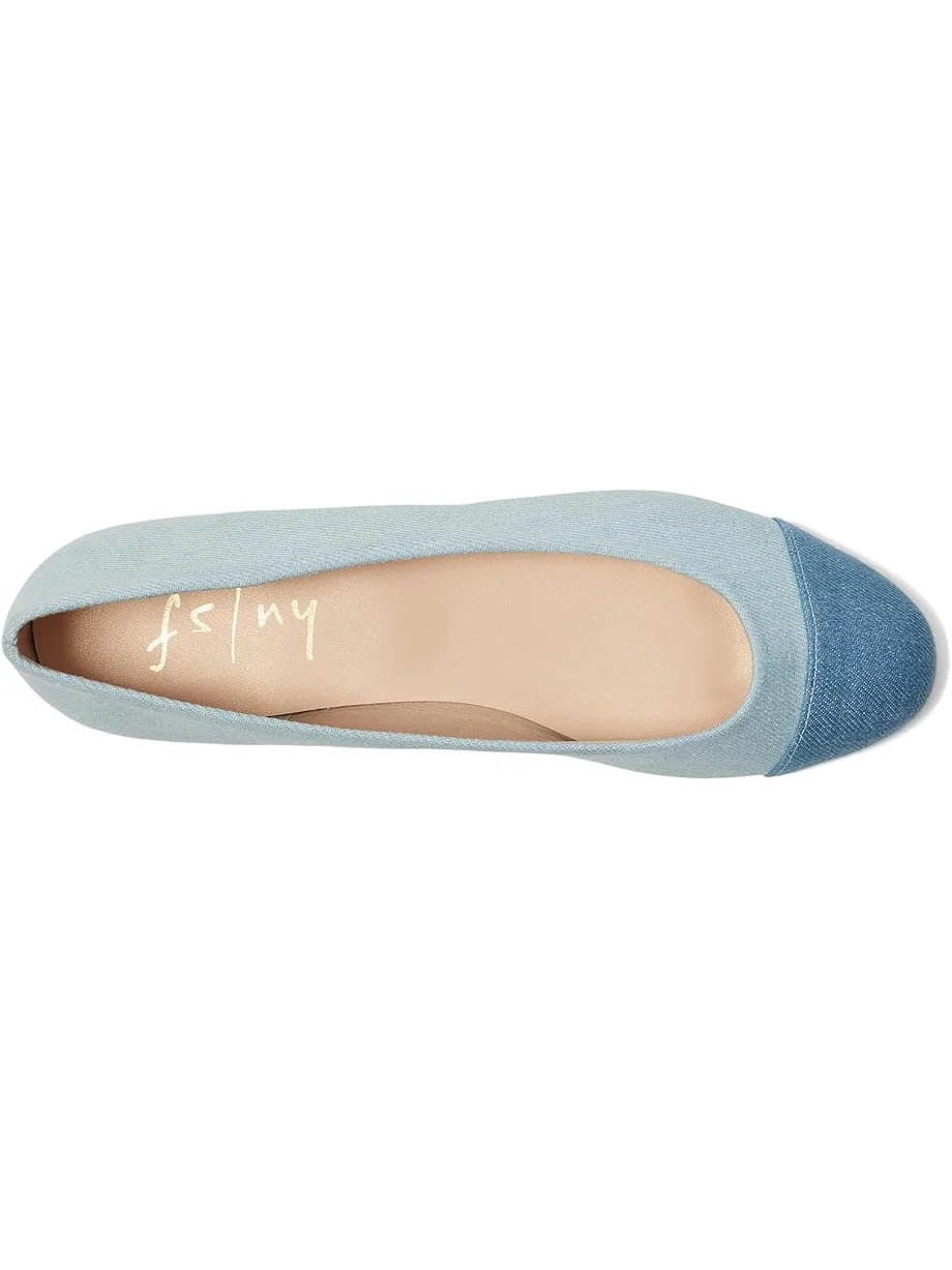 Балетки French Sole Nina — изображение 2 из 7, джинсовый синий