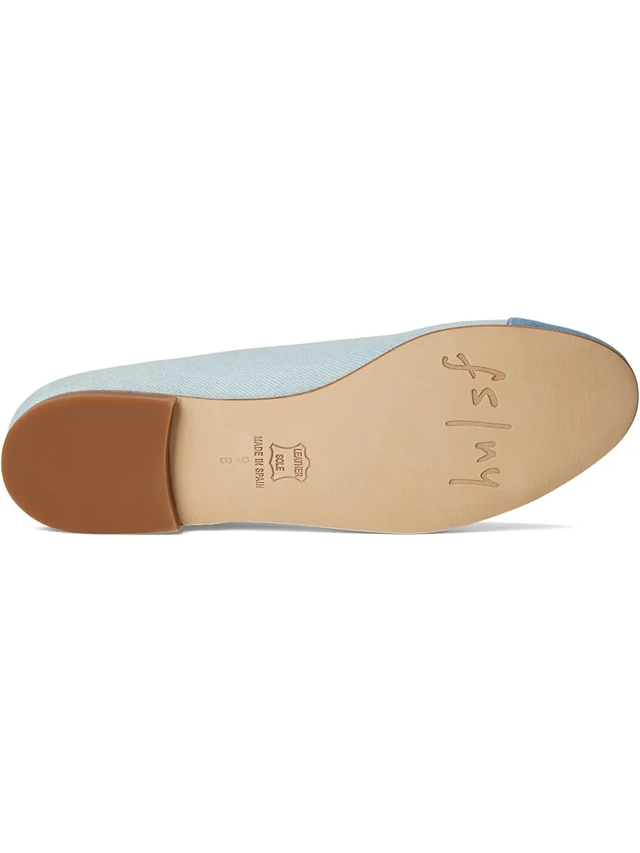 Балетки French Sole Nina — изображение 3 из 7, джинсовый синий