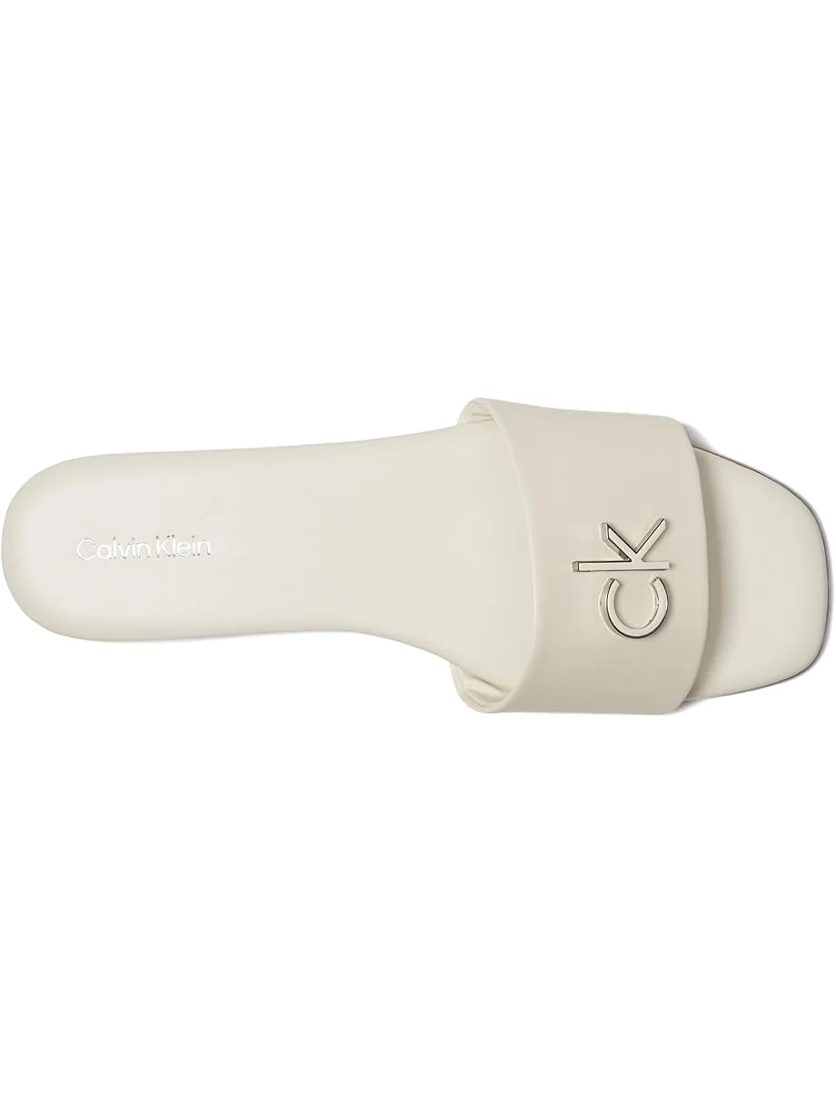 Шлепанцы женские Calvin Klein Yancie — изображение 2 из 7, кремовый