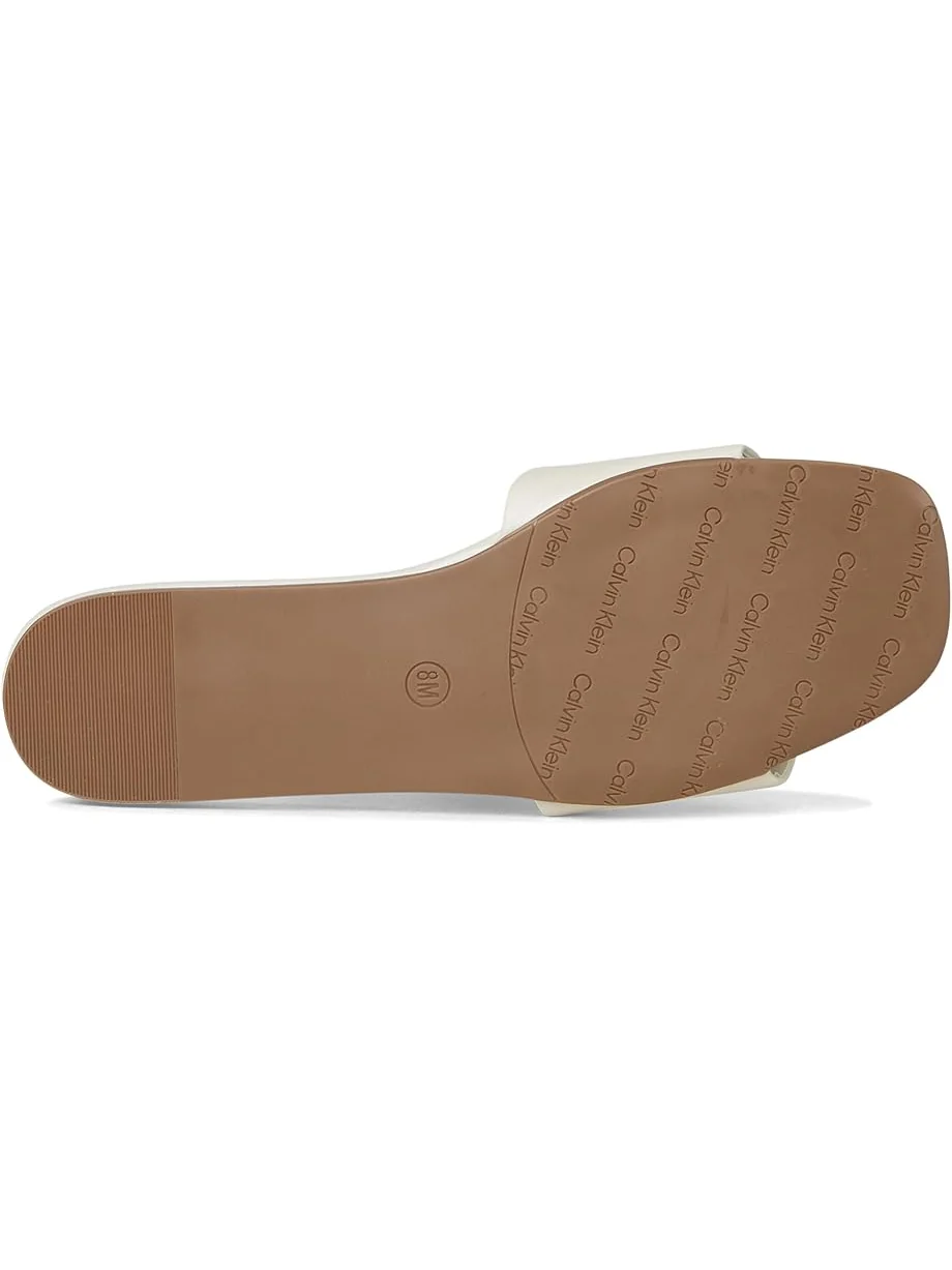 Шлепанцы женские Calvin Klein Yancie — изображение 3 из 7, кремовый