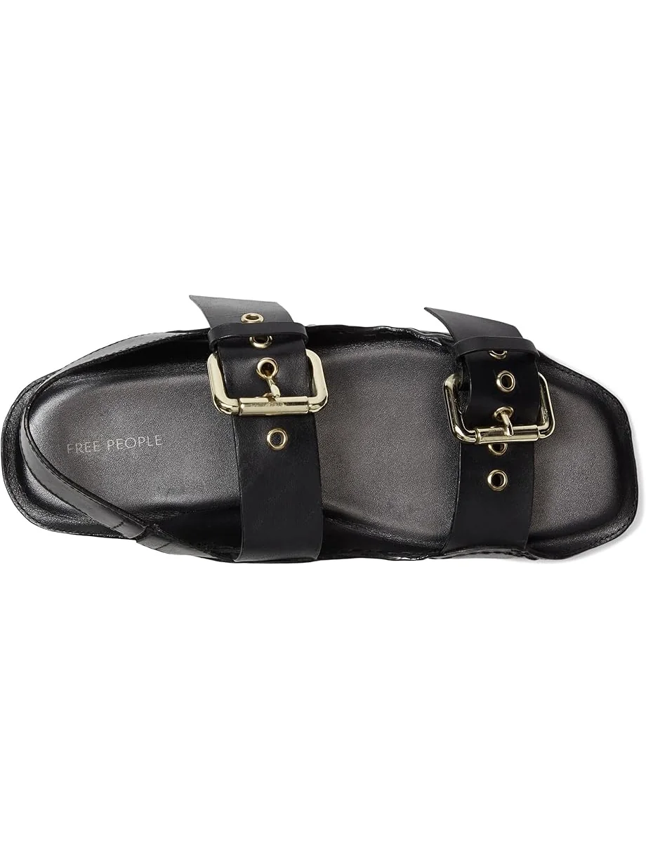 Сандалии Free People Blossom Buckle Sandal — изображение 2 из 7, черный