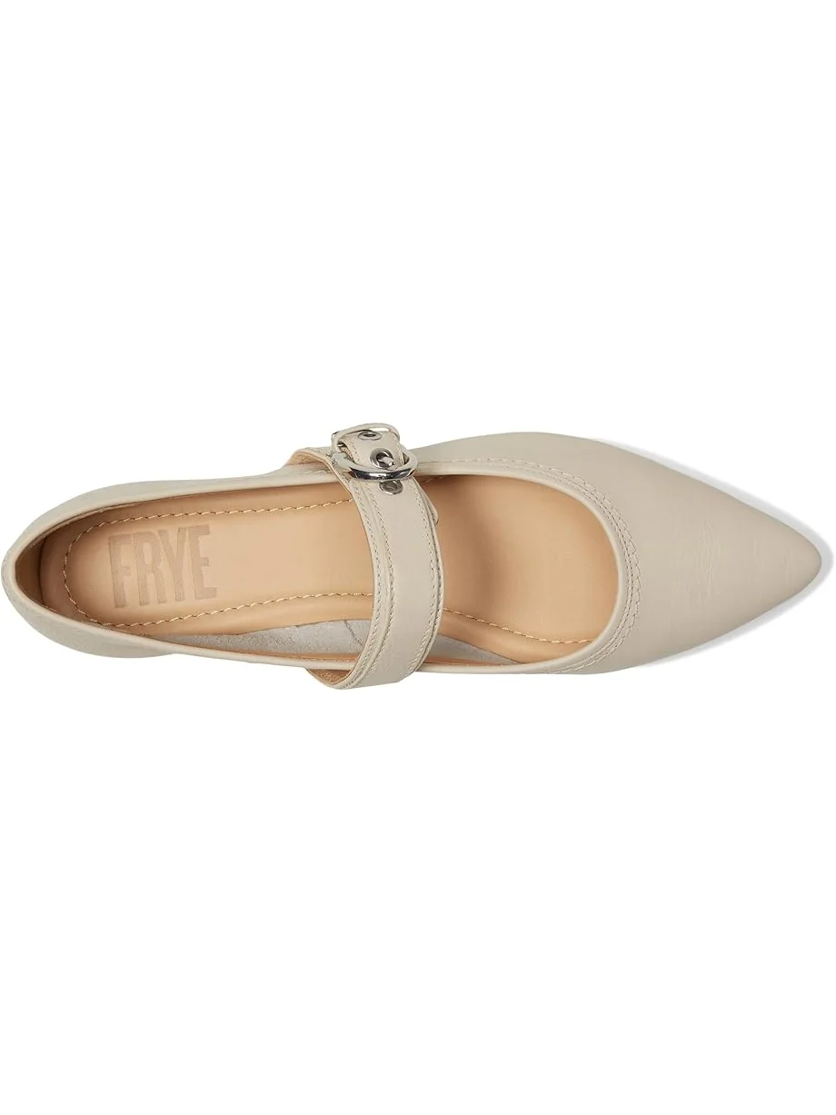 Балетки Frye Heather Bucckle Mary Jane — изображение 2 из 7, белый