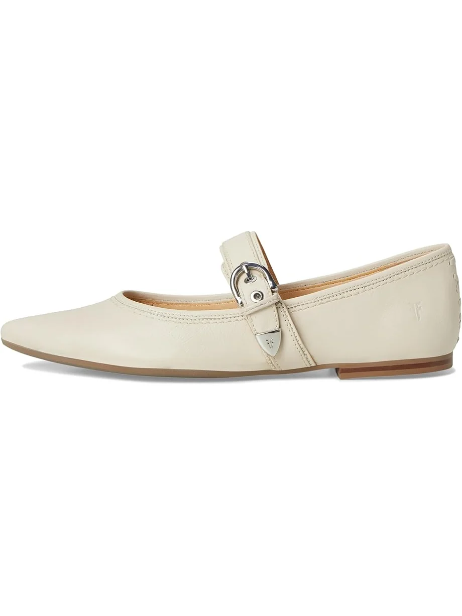 Балетки Frye Heather Bucckle Mary Jane — изображение 4 из 7, белый