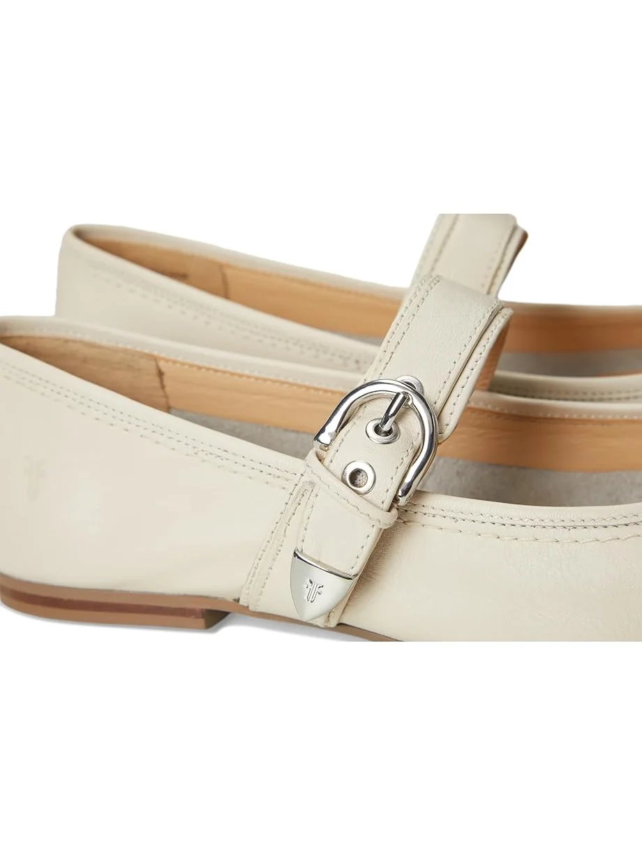 Балетки Frye Heather Bucckle Mary Jane — изображение 6 из 7, белый