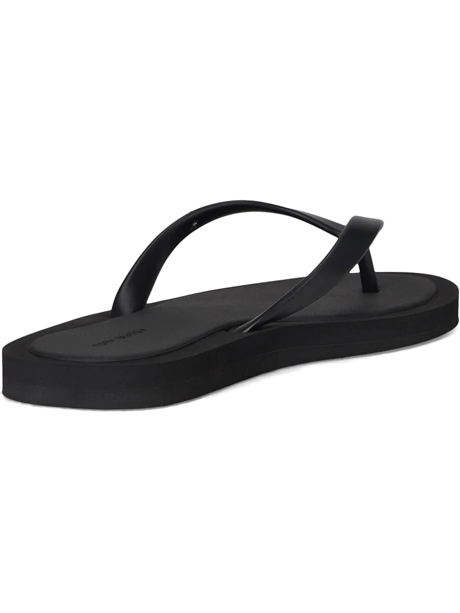 Сандалии Tory Burch Kira Padded Flip-Flops — изображение 5 из 7, черный/золотистый