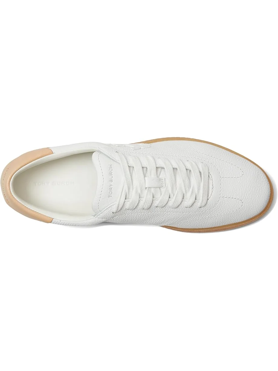 Кроссовки Tory Burch Phoenix Sneakers, цвет Purity/Purity/Brushed Almond — изображение 2 из 7