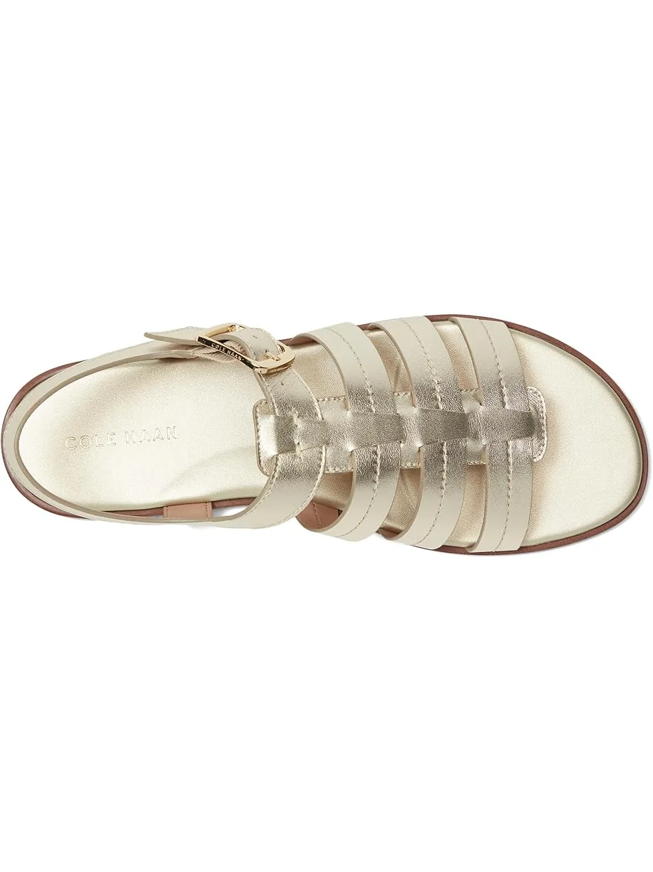 Сандалии Cole Haan Flynn Fishman Sandals — изображение 2 из 7, золотистый