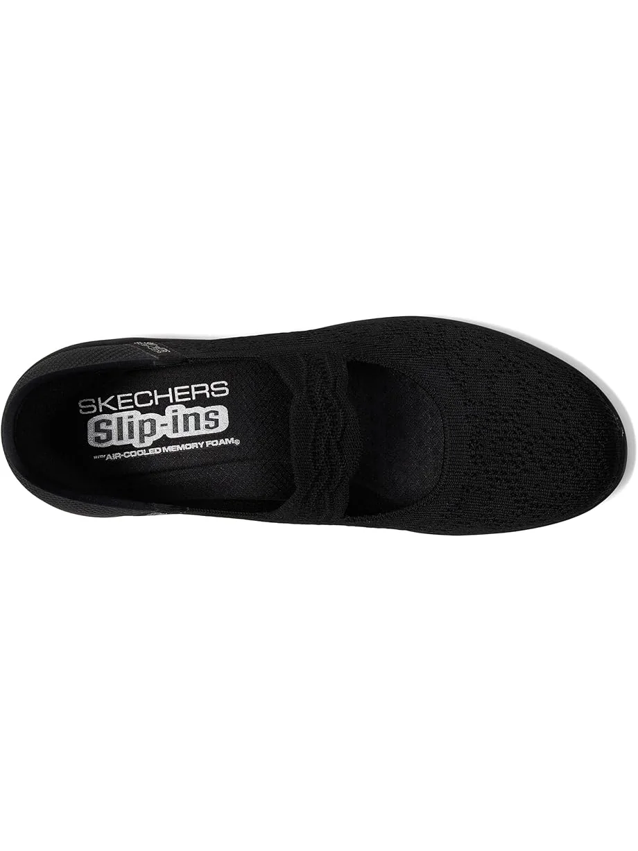 Балетки SKECHERS Arya - Oh So Sweet Hands Free Slip-Ins — изображение 2 из 7, черный