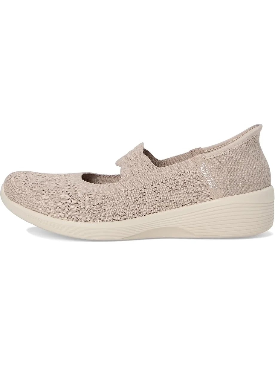 Балетки SKECHERS Arya - Oh So Sweet Hands Free Slip-Ins — изображение 4 из 7, серо-коричневый