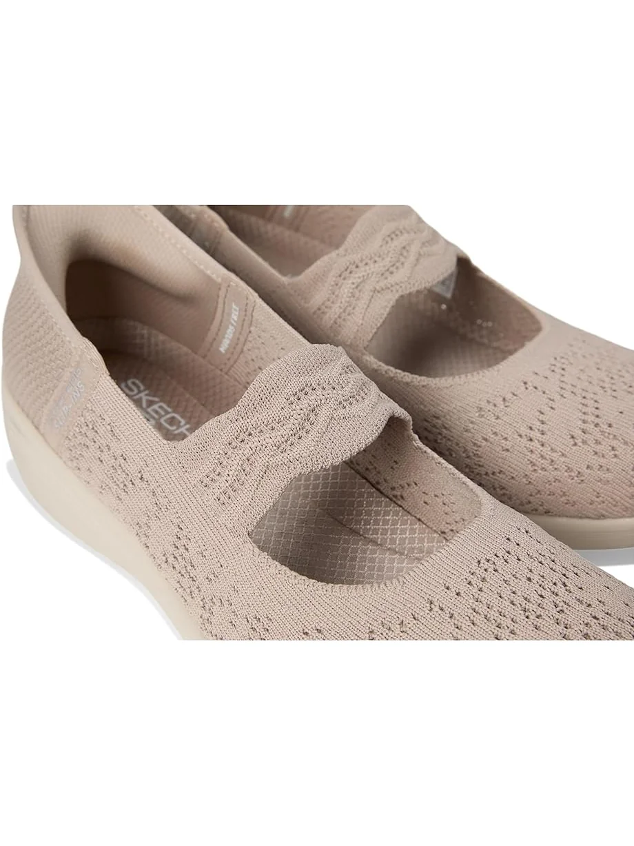 Балетки SKECHERS Arya - Oh So Sweet Hands Free Slip-Ins — изображение 6 из 7, серо-коричневый