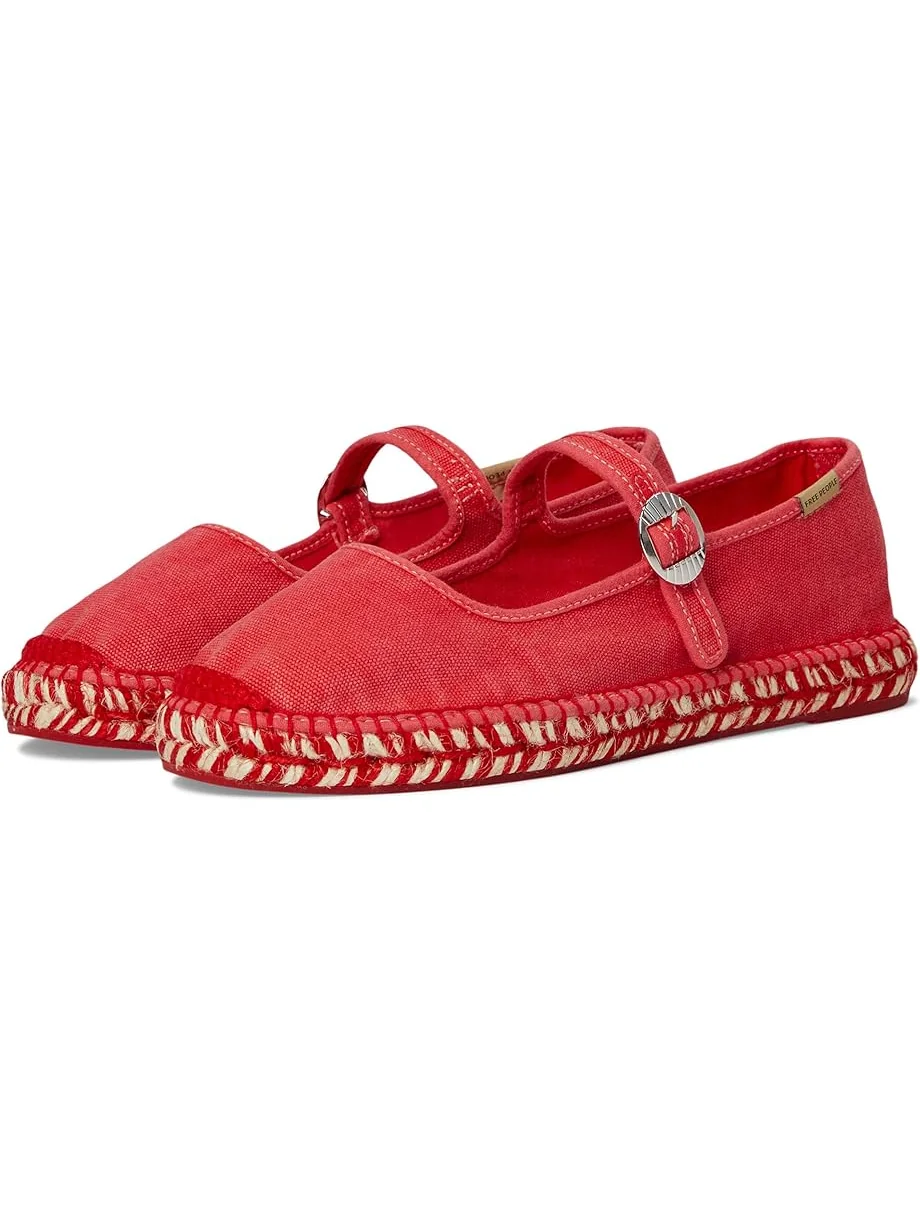 Балетки Free People Oasis Mary Jane Espadrill — оранжевый