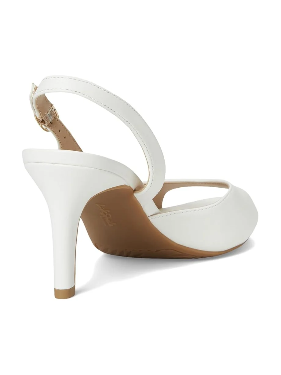 Туфли LifeStride Teller 2 Slingback Peep Toe Pumps — изображение 5 из 7, яркий белый