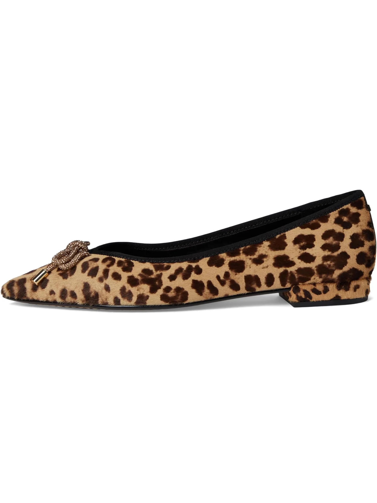 Балетки Birdies Women's The Goldfinch 15 Ballet Flat, Leopardprint Calf Hair — изображение 4 из 7, коричневый