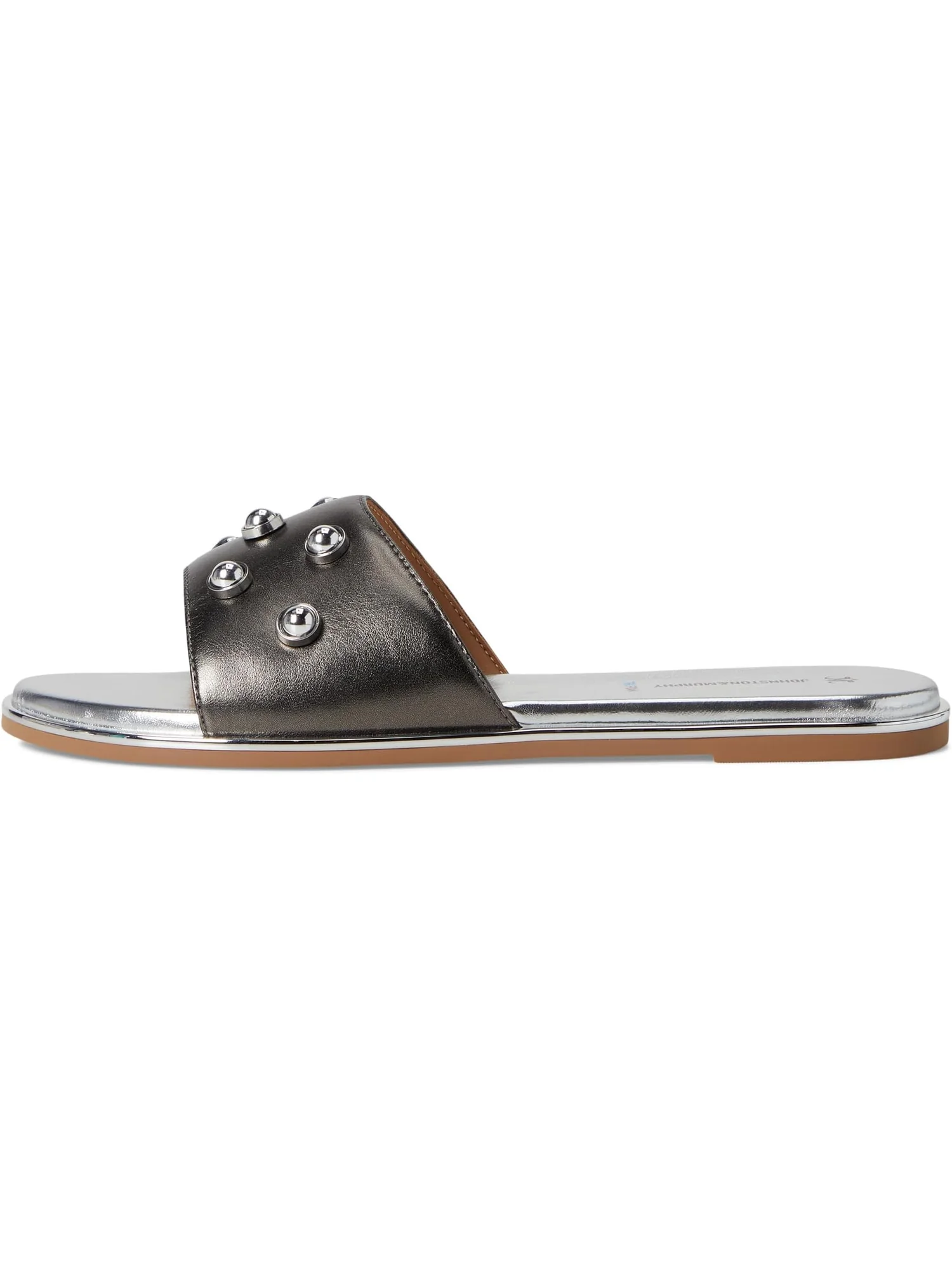 Балетки Johnston & Murphy Women's Shayla Embellished Slide — изображение 4 из 7, серебристый