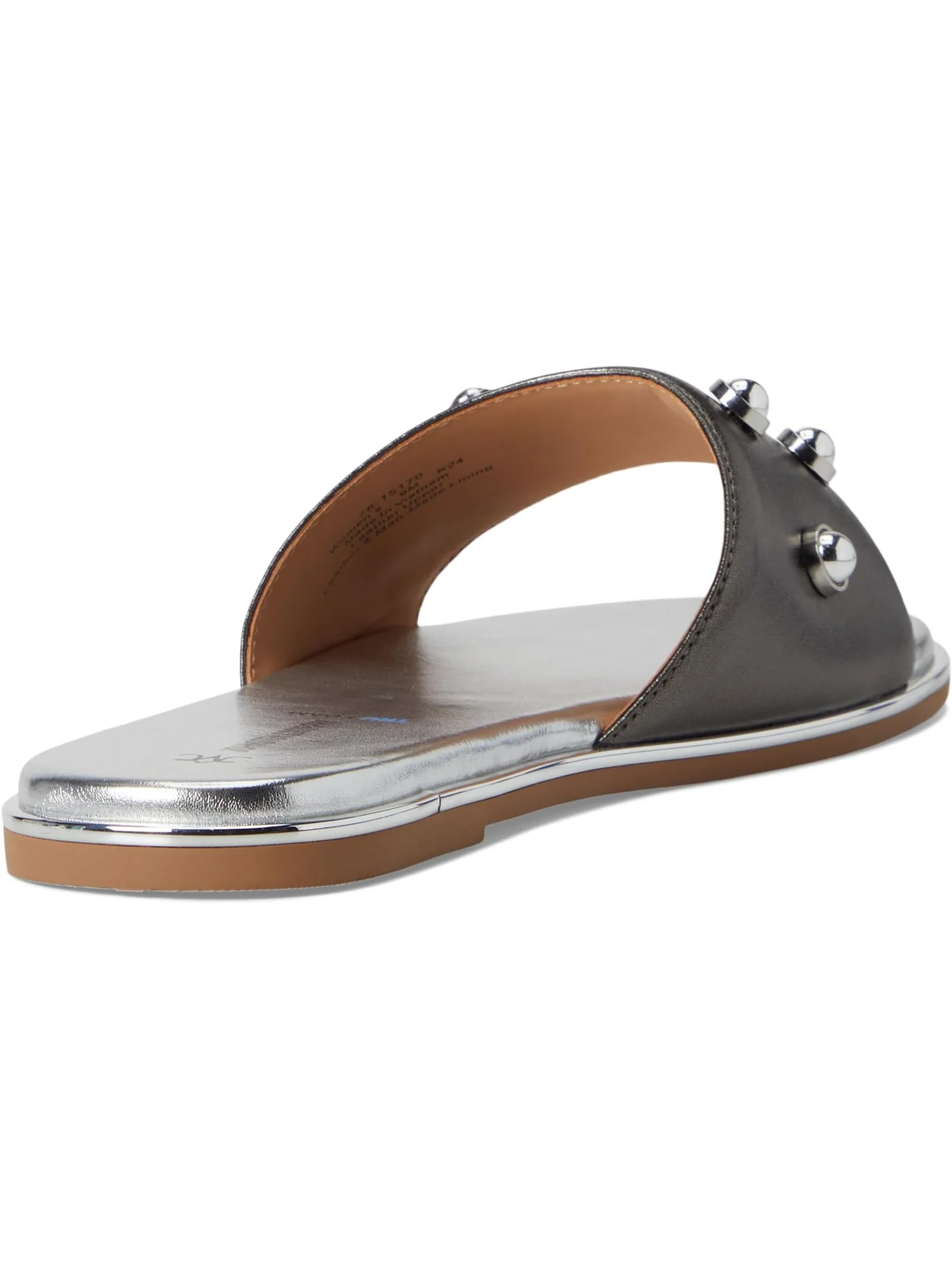 Балетки Johnston & Murphy Women's Shayla Embellished Slide — изображение 5 из 7, серебристый