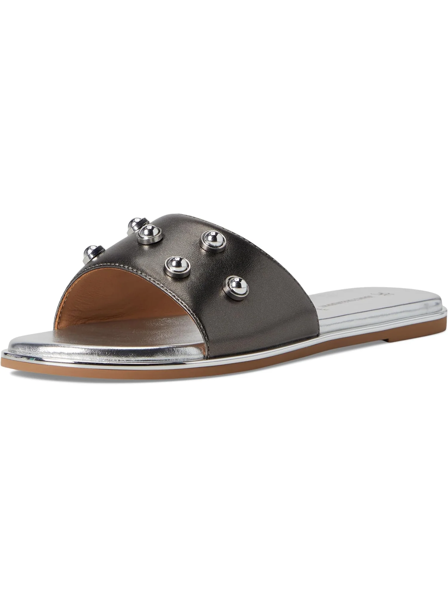 Балетки Johnston & Murphy Women's Shayla Embellished Slide — изображение 7 из 7, серебристый