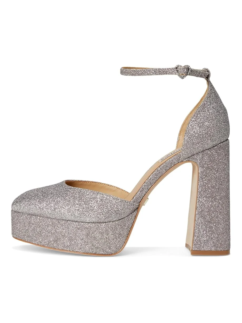Туфли Badgley Mischka Jayda — изображение 4 из 7, серебристый