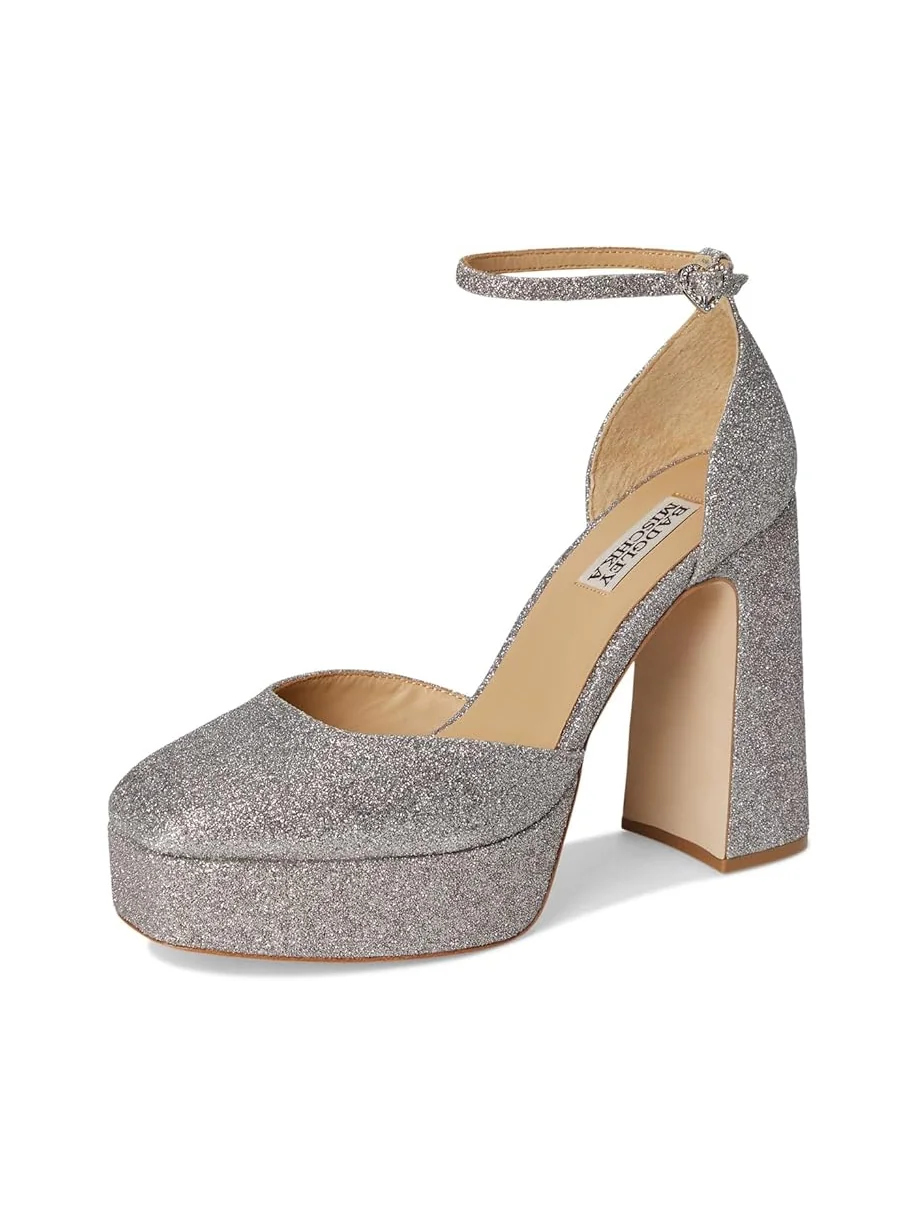 Туфли Badgley Mischka Jayda — изображение 7 из 7, серебристый