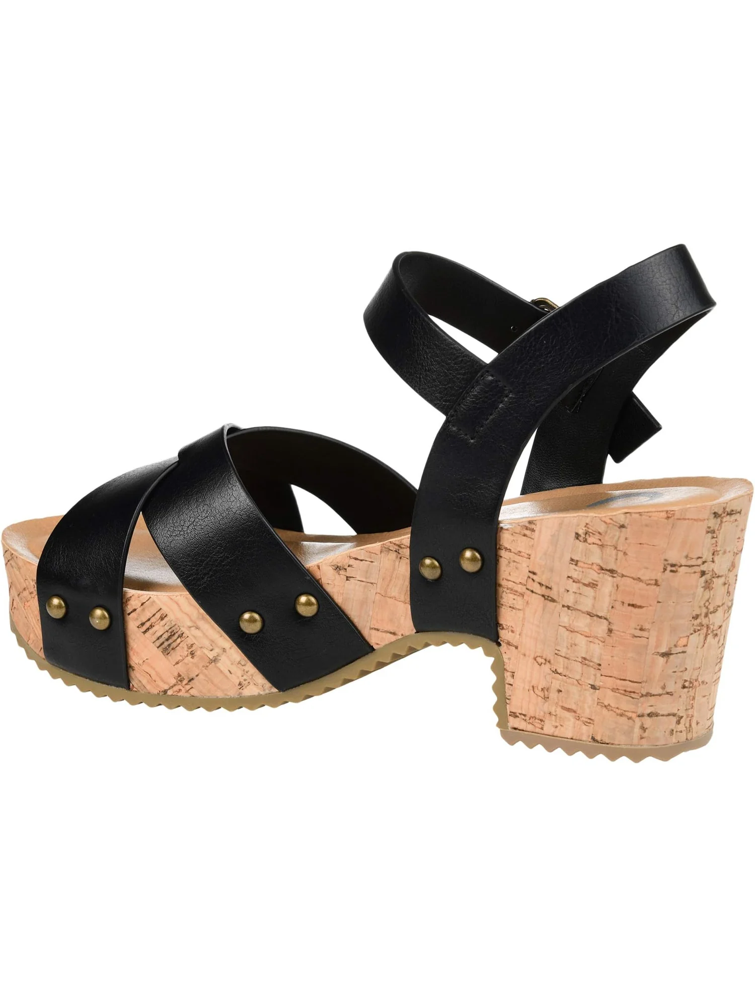 Туфли Journee Collection Comfort Foam Valentina Sandals — изображение 4 из 7, черный