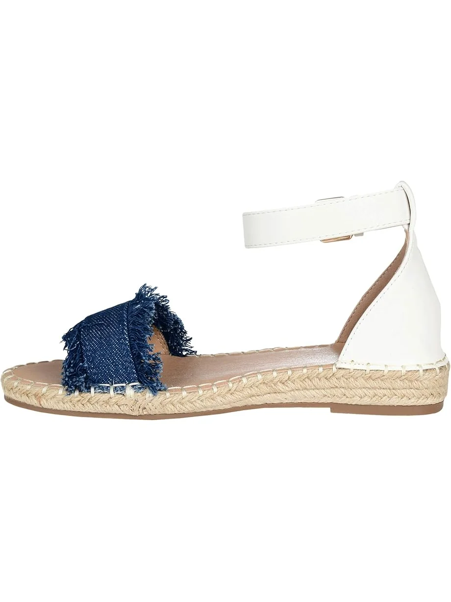 Туфли Journee Collection Comfort Foam Tristeen Sandal — изображение 4 из 7, джинсовый синий