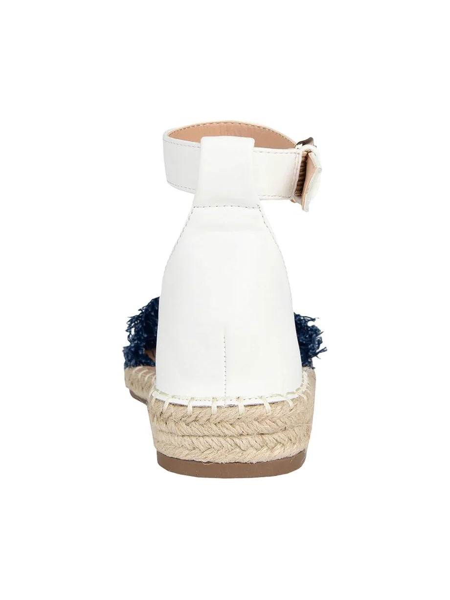 Туфли Journee Collection Comfort Foam Tristeen Sandal — изображение 5 из 7, джинсовый синий