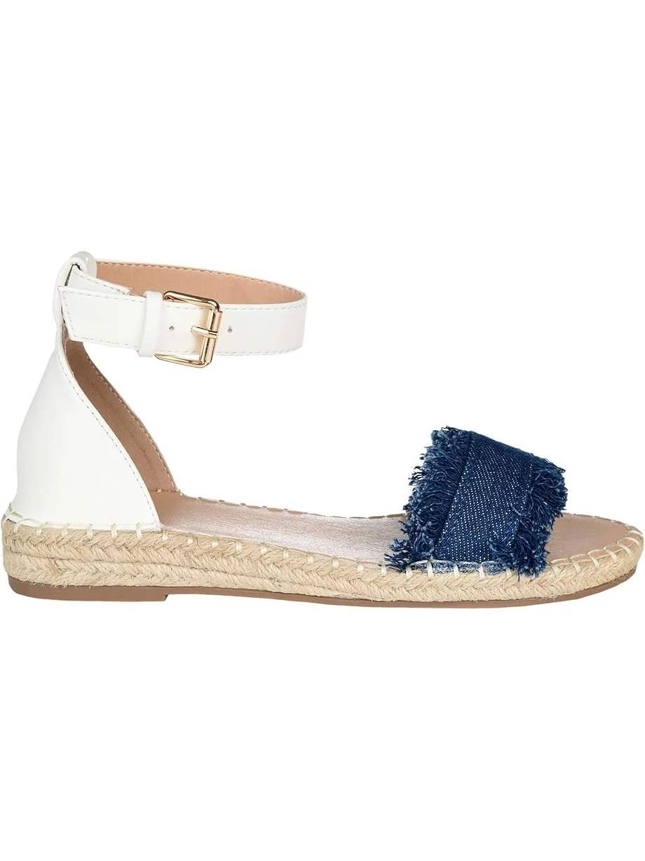 Туфли Journee Collection Comfort Foam Tristeen Sandal — изображение 6 из 7, джинсовый синий