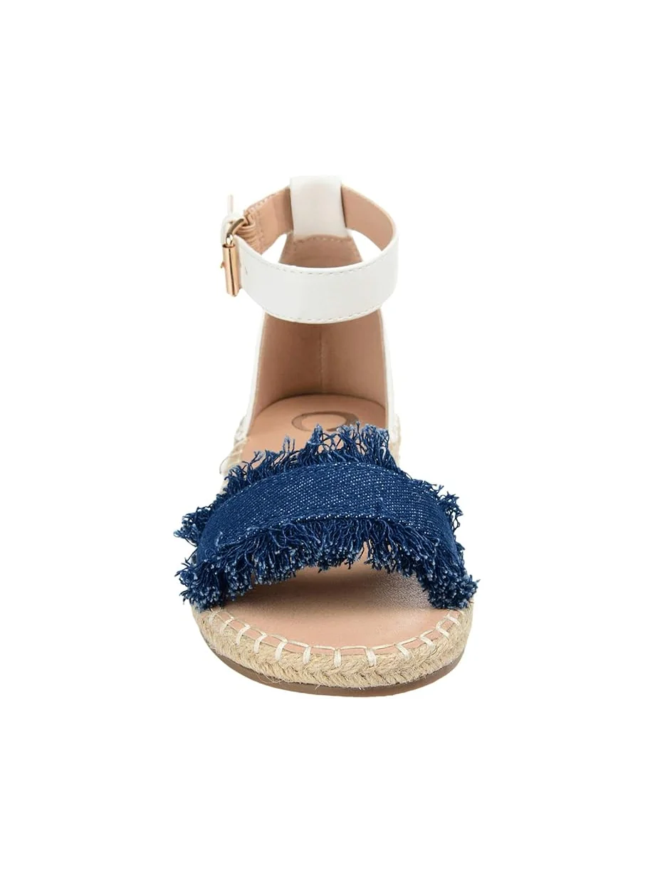 Туфли Journee Collection Comfort Foam Tristeen Sandal — изображение 7 из 7, джинсовый синий
