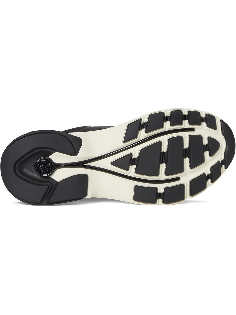 Кроссовки Tory Burch Good Luck Trainer — изображение 3 из 7, черный/слоновая кость