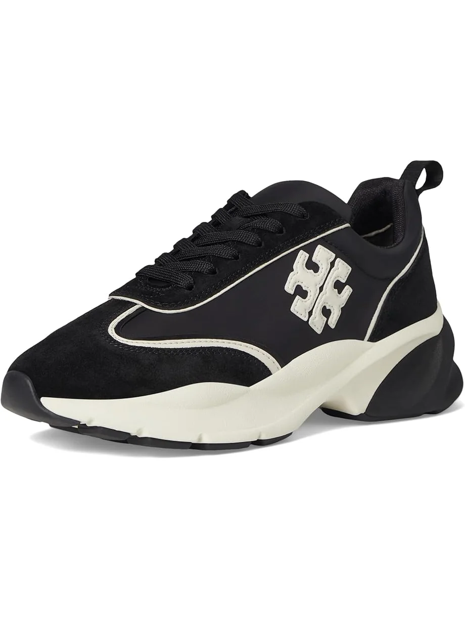 Кроссовки Tory Burch Good Luck Trainer — изображение 7 из 7, черный/слоновая кость