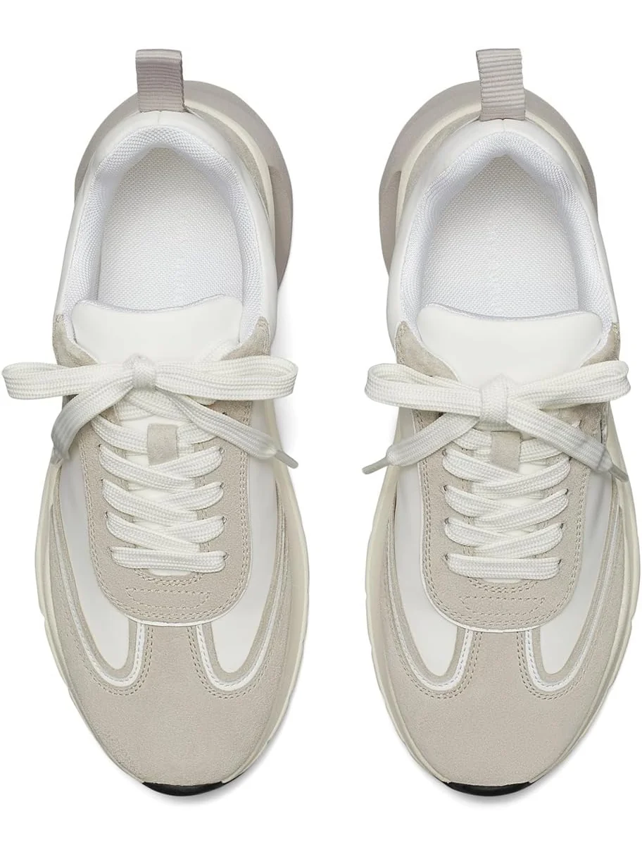 Кроссовки Tory Burch Good Luck Trainer — изображение 2 из 4, каменный фон