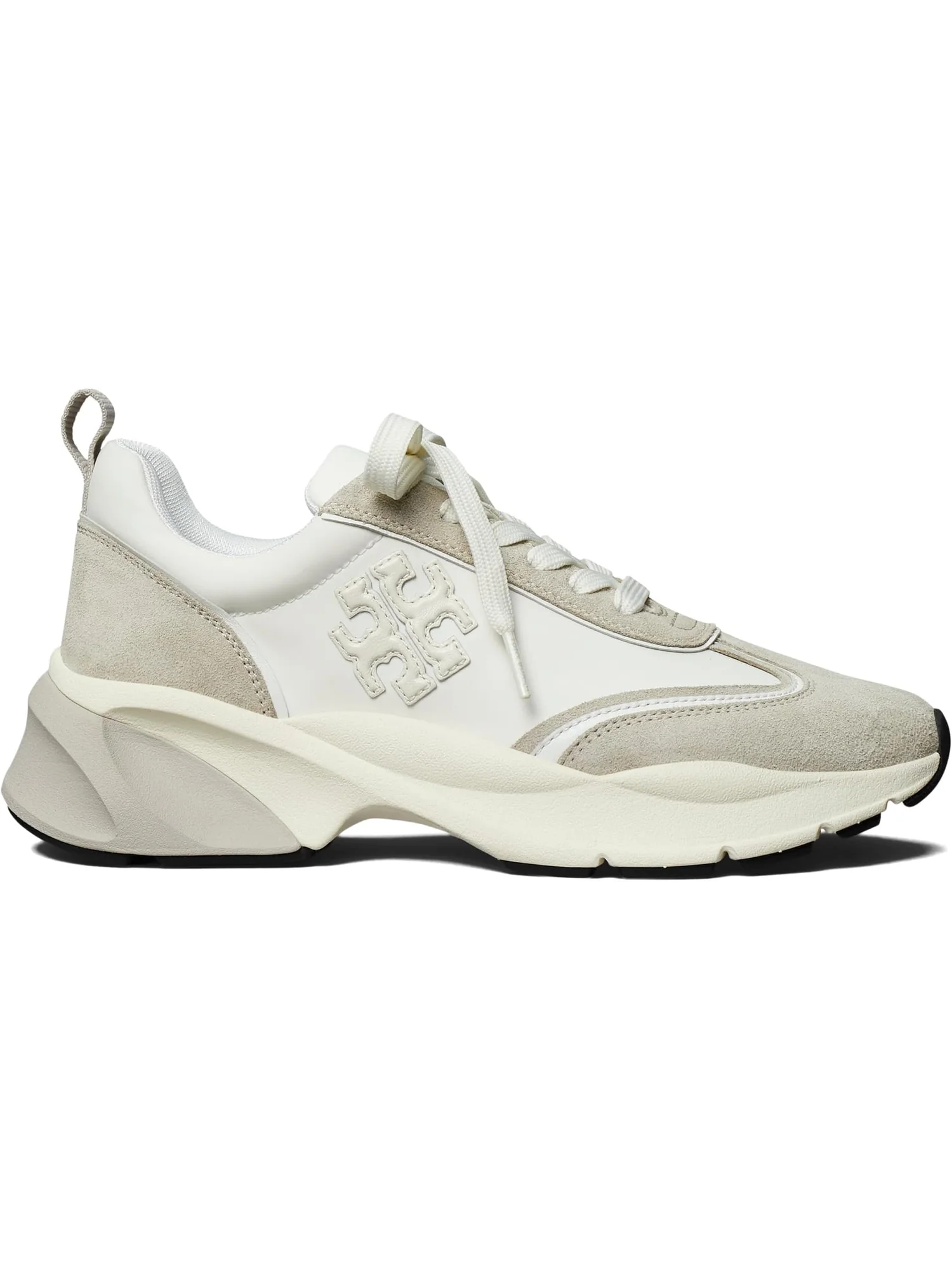 Кроссовки Tory Burch Good Luck Trainer — изображение 3 из 4, каменный фон