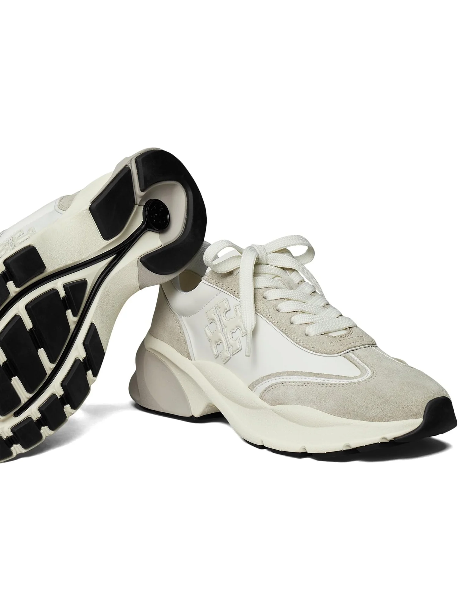Кроссовки Tory Burch Good Luck Trainer — изображение 4 из 4, каменный фон