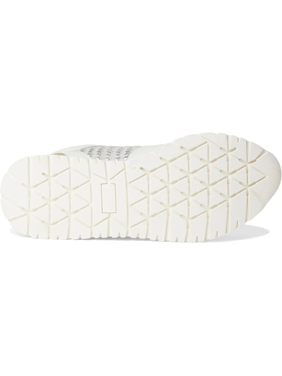 Кроссовки Lucky Brand Deva Woven Leather Sneaker — изображение 3 из 7, белый