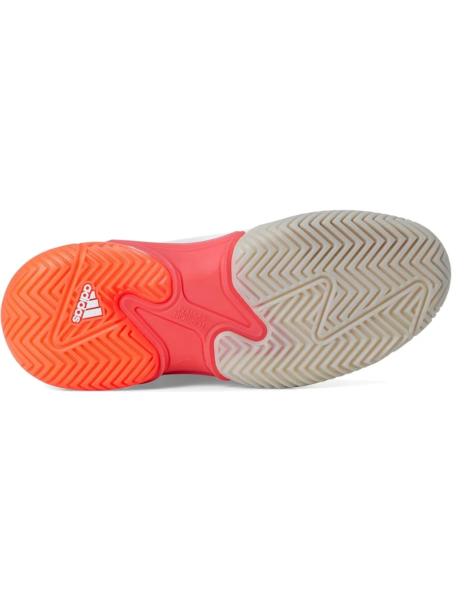 Кроссовки adidas Barricade 13 Tennis Shoes — изображение 3 из 7, белый/металлик/красный