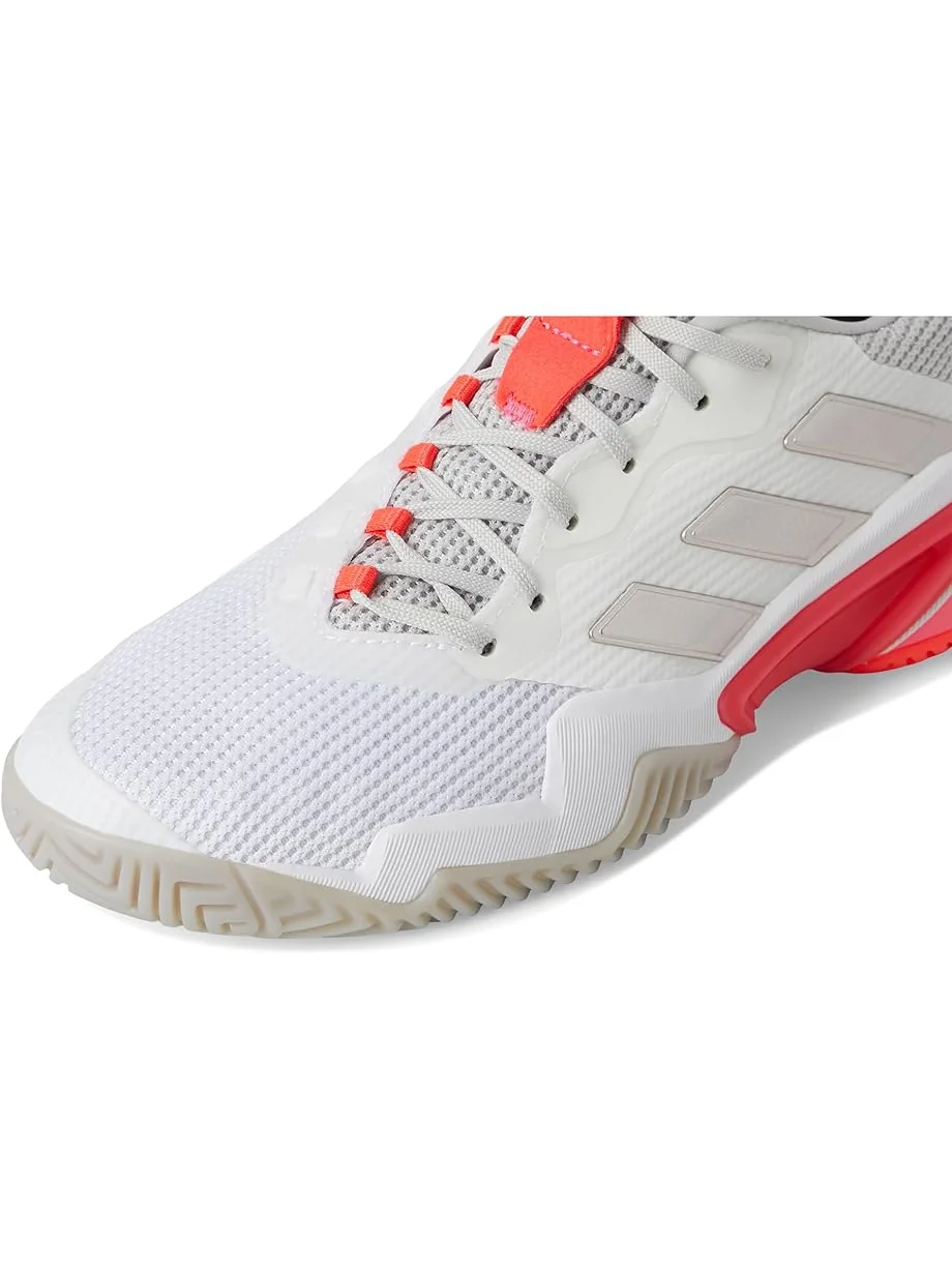 Кроссовки adidas Barricade 13 Tennis Shoes — изображение 6 из 7, белый/металлик/красный