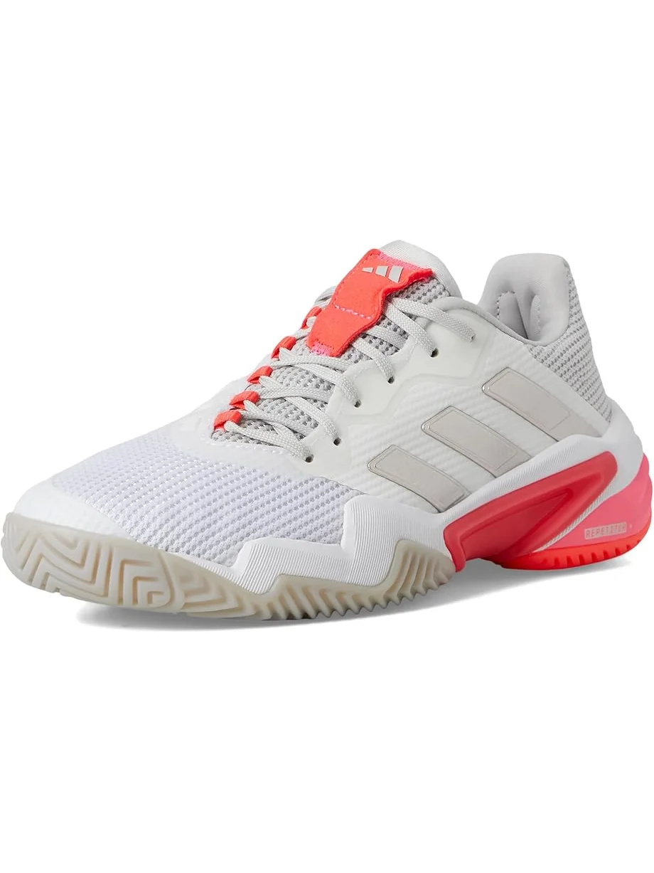 Кроссовки adidas Barricade 13 Tennis Shoes — изображение 7 из 7, белый/металлик/красный