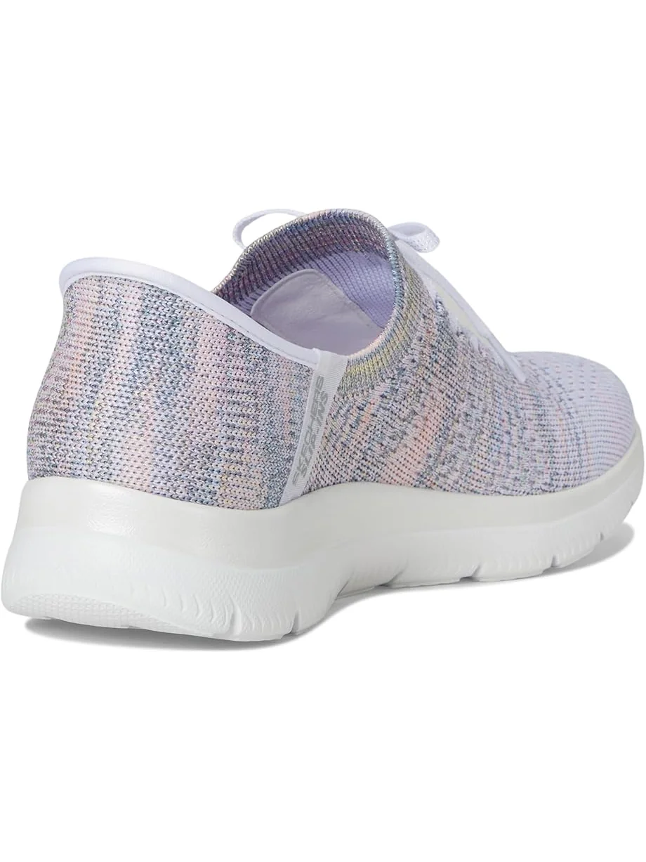 Кроссовки SKECHERS Summits Hands Free Slip-INS — изображение 5 из 7, белый мульти