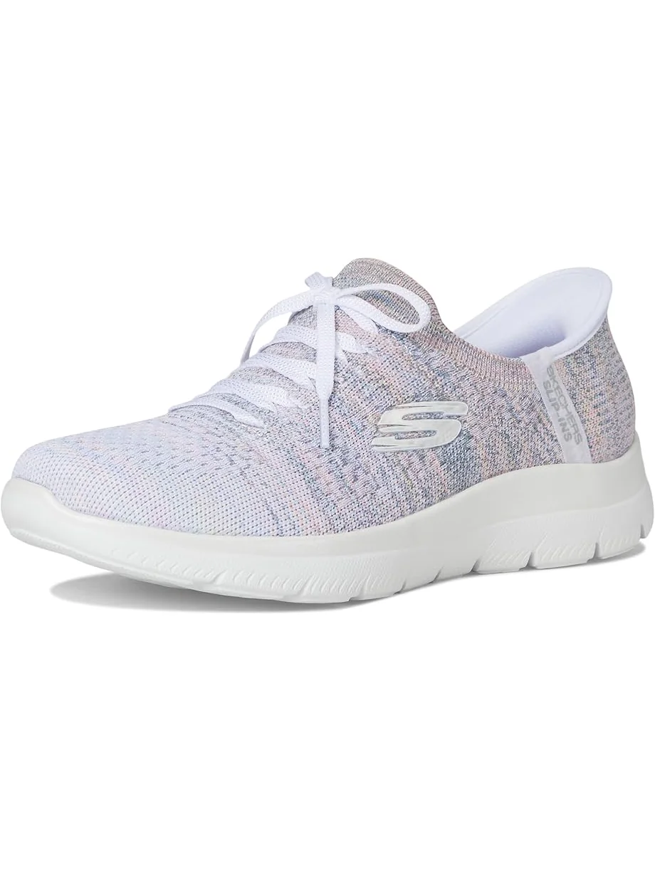 Кроссовки SKECHERS Summits Hands Free Slip-INS — изображение 7 из 7, белый мульти