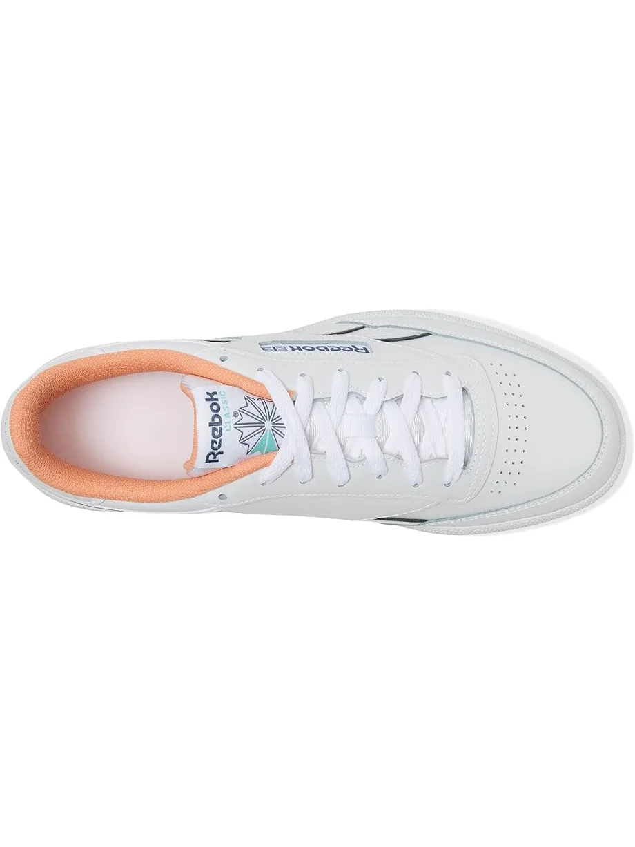 Кроссовки Reebok Lifestyle Club C Revenge — изображение 2 из 7, белый//оранжевый