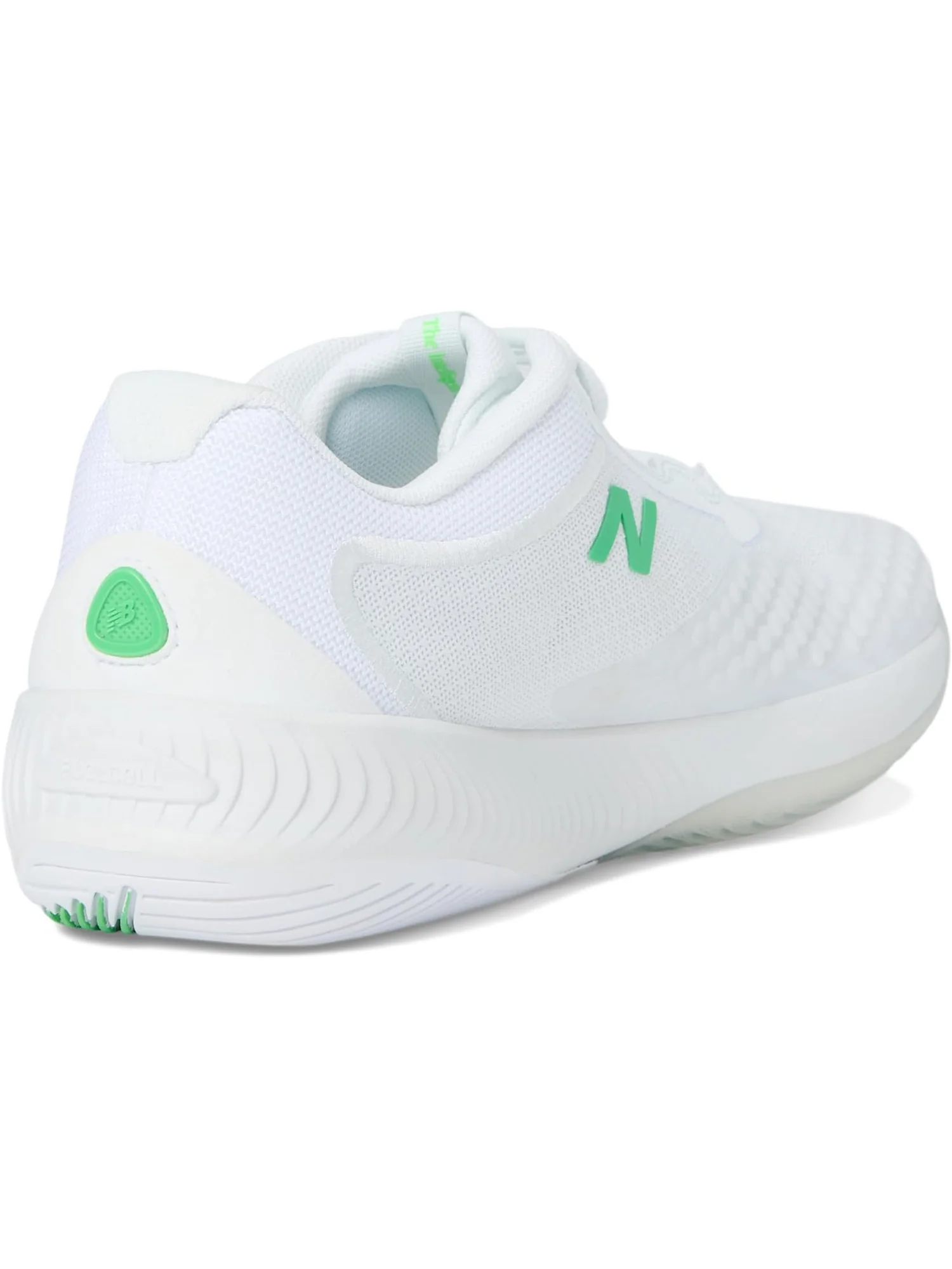 Кроссовки New Balance FuelCell 996v5 Tennis Shoes — изображение 5 из 7, белый/зеленый