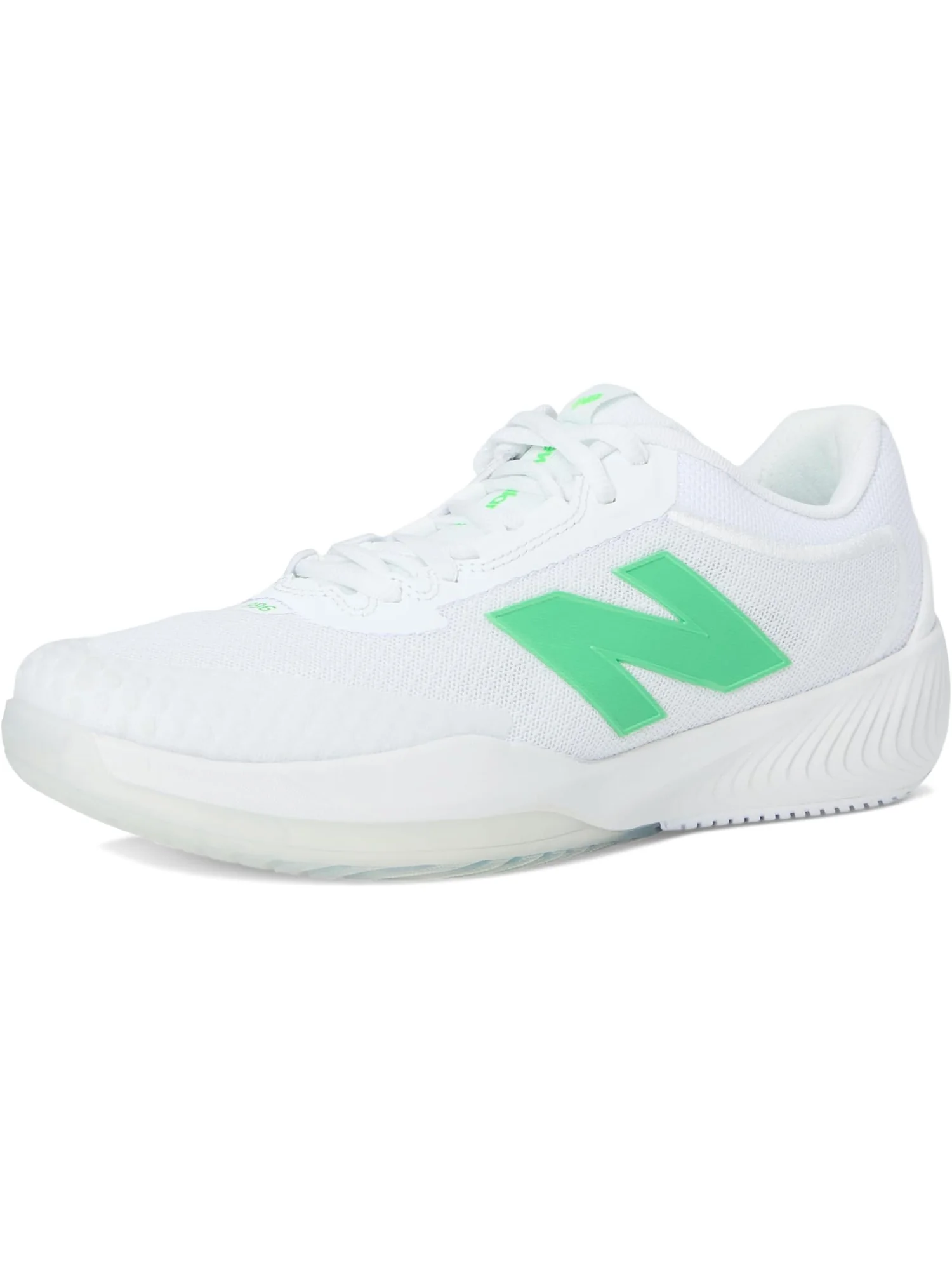 Кроссовки New Balance FuelCell 996v5 Tennis Shoes — изображение 7 из 7, белый/зеленый