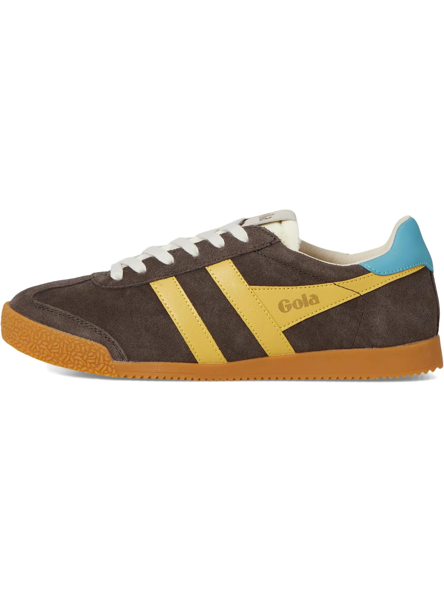 Кроссовки Gola Women's Elan, Mocha/Pollen/Ocean — изображение 4 из 7, серый