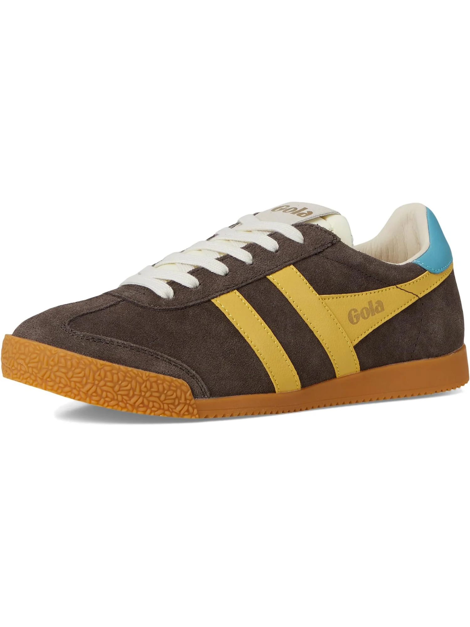Кроссовки Gola Women's Elan, Mocha/Pollen/Ocean — изображение 7 из 7, серый